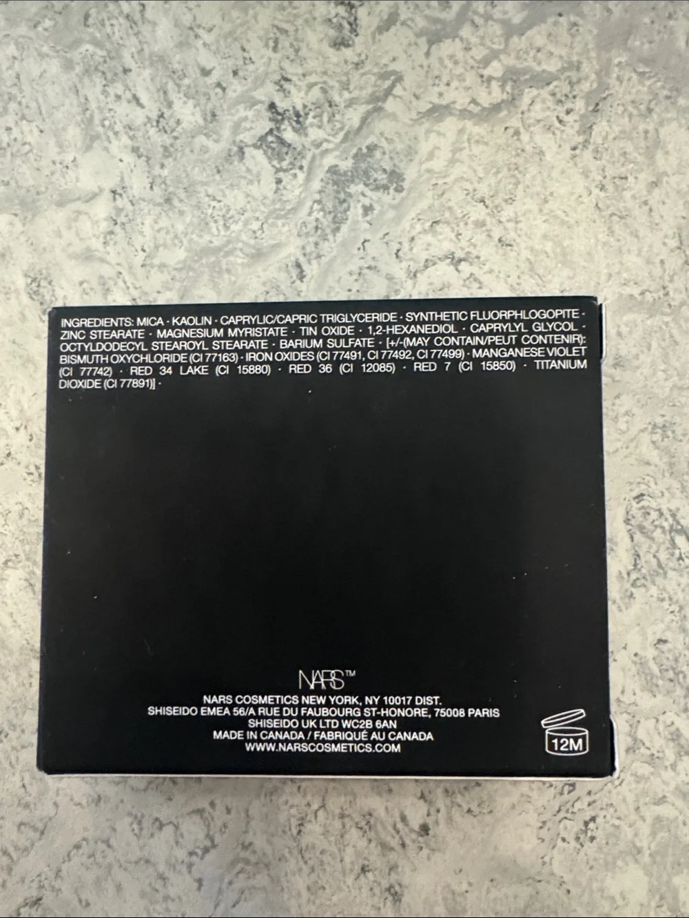 NARS Blush Compact — Deep Throat New in Box